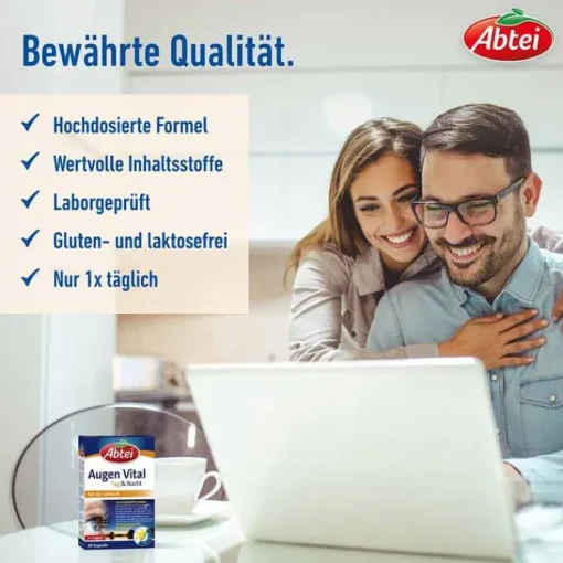 Abtei Augen Vital Tag & Nacht Kapseln, 30 St