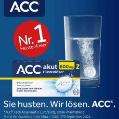 ACC akut 600 mg Z Hustenlöser, Brausetabletten, 10 St