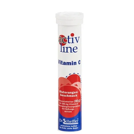 Activline Vitamin C Blutorange Brausetabletten, 20 St