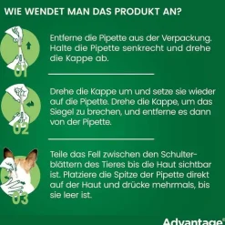 Advantage 40 für Hunde bis 4 kg, 4 St