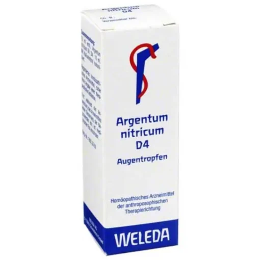 Argentum nitricum D 4 Augentropfen, 10 ml
