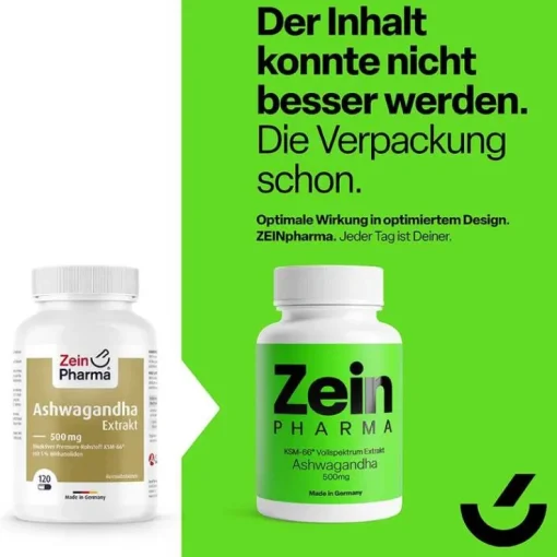 Ashwagandha Extrakt 500 mg Kapseln, 120 St