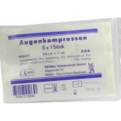 Augenkompressen steril 5,8x7, 5X1 St
