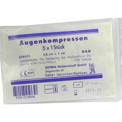 Augenkompressen steril 5,8x7, 5X1 St