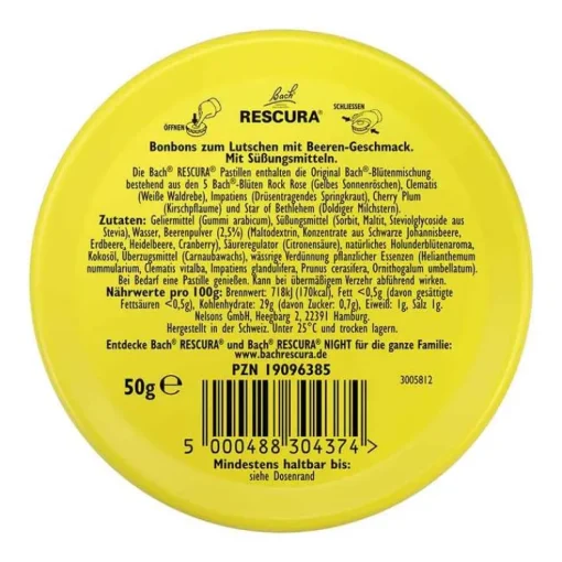 Bachblüten Original Rescura Pastillen Beeren-Mix, 50 g