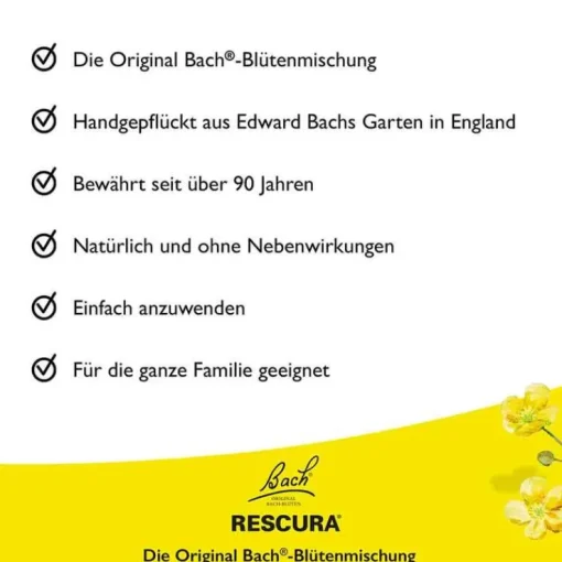 Bachblüten Original Rescura Pastillen Beeren-Mix, 50 g
