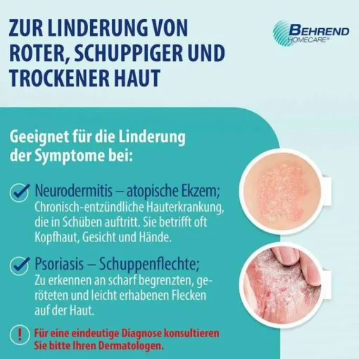 Behrend Schuppenflechte & Neurodermitis Creme Intensiv , 50 ml