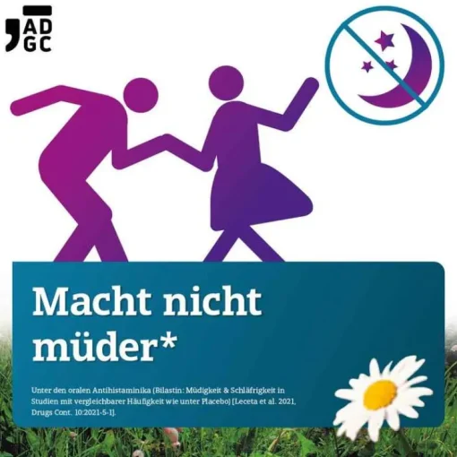 Bilastin ADGC 20 mg Tabletten bei Allergie, 6 St