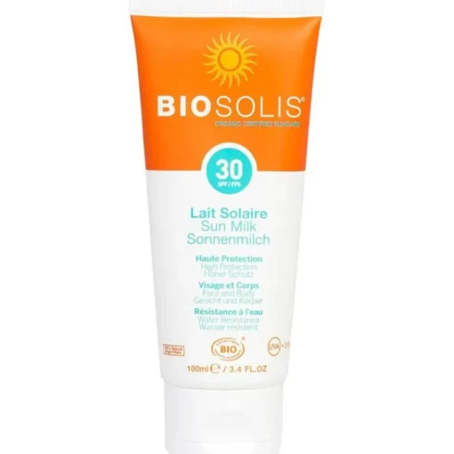 Bio Sonnenmilch + Aloe Vera LSF 30 Biosolis, 100 ml