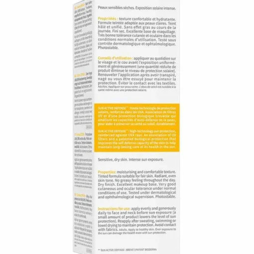 Bioderma Photoderm Creme SPF 50 + ungetönt für trockene, sonnenempfindliche Haut, 40 ml