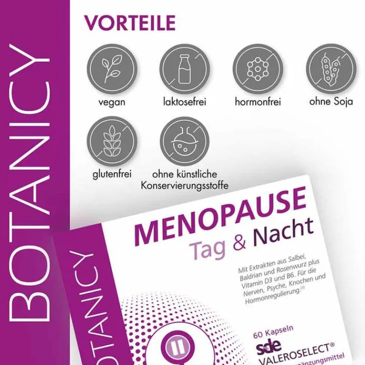 Botanicy Menopause Tag & Nacht Kapseln, 60 St