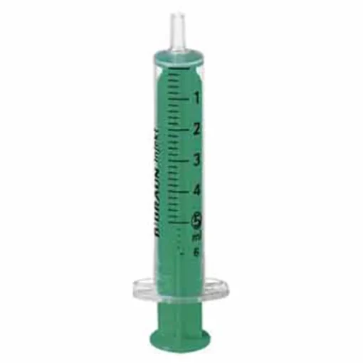 Braun Injekt Spritzen mit exzentr. Konus Luer, 100X5 ml
