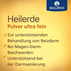 Bullrich Heilerde Pulver ultra fein zum Einnehmen und Auftragen, 500 g