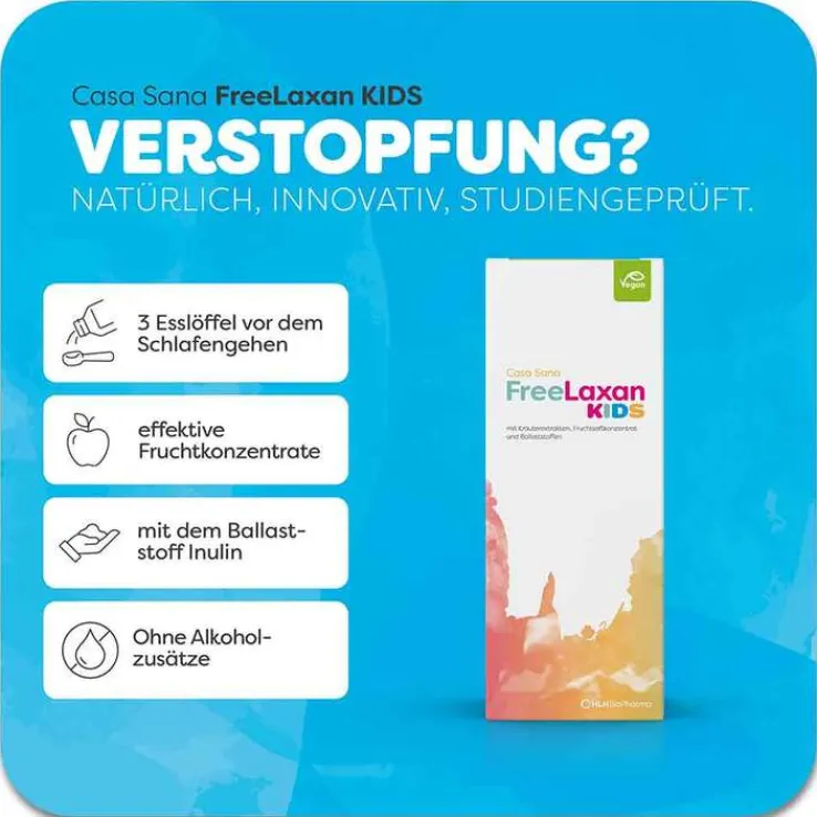 Casa Sana Freelaxan Kids Flüssigkeit zum Einnehmen, 200 ml
