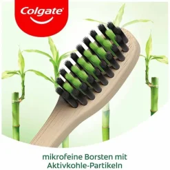 Colgate Bamboo Aktivkohle Zahnbürste, 1 St