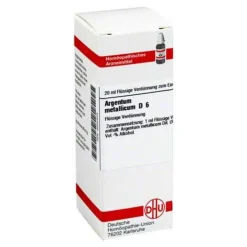 DHU Argentum metallicum D 6 Dilution, 20 ml