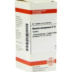 DHU Asarum europaeum D 12 Tabletten, 80 St