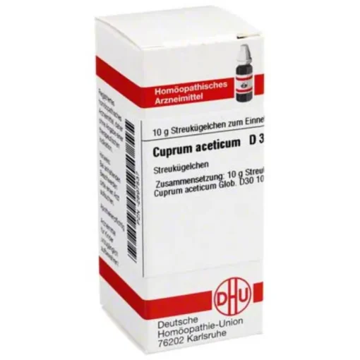 DHU Cuprum aceticum D 30 Globuli, 10 g