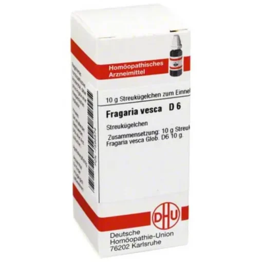 DHU Fragaria vesca D 6 Globuli, 10 g