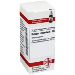 DHU Kalium chloratum D 6 Globuli, 10 g