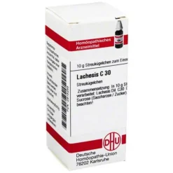DHU Lachesis C 30 Globuli, 10 g
