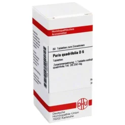 DHU Paris quadrifolia D 6 Tabletten, 80 St