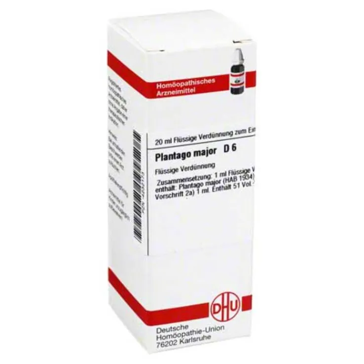 DHU Plantago Major D 6 Dilution, 20 ml