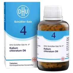 DHU Schüßler-Salz Nr. 4 Kalium chloratum D6 Tabletten, 900 St