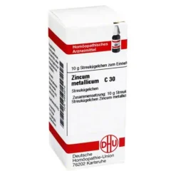 DHU Zincum metallicum C 30 Globuli, 10 g