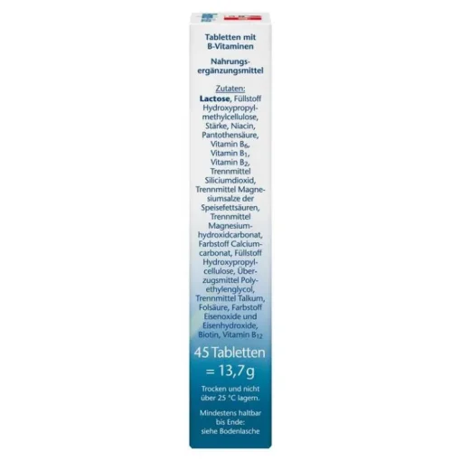 Doppelherz B-Komplex+Folsäure Tabletten, 45 St