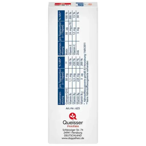 Doppelherz Coenzym Q10+B-Vitamine Kapseln, 60 St
