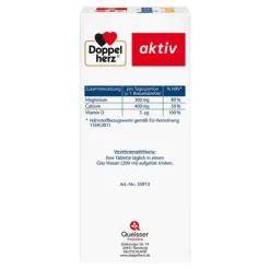 Doppelherz Magnesium + Calcium + D3 Brausetabletten, 6X15 St