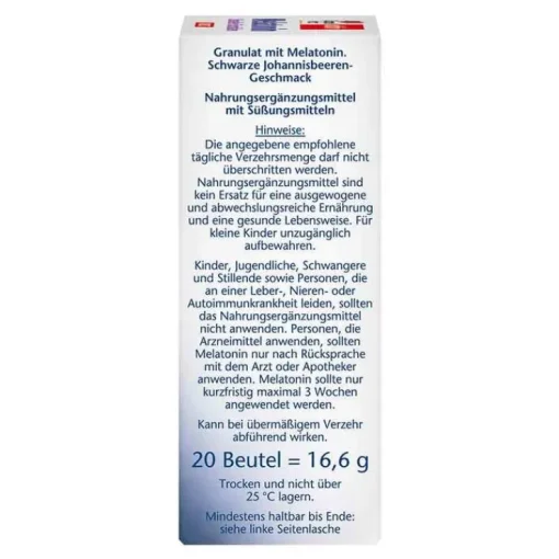 Doppelherz Melatonin Direct Schneller Einschlafen, 20 St