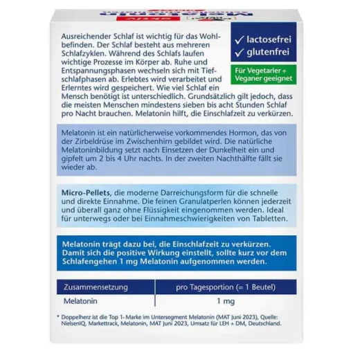 Doppelherz Melatonin Direct Schneller Einschlafen, 20 St