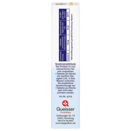 Doppelherz Vitamin D3 7000 I.E. pflanzlich sys.TAB, 60 St