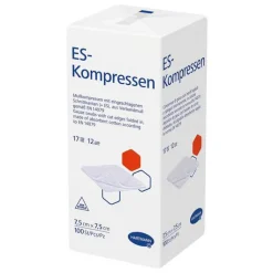 ES-Kompressen unsteril 7,5x7,5 cm 12fach, 100 St