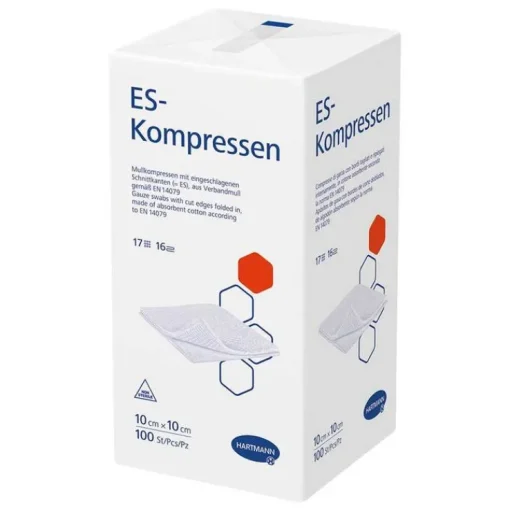 ES-Kompressen unsteril 10x10 cm 16fach, 100 St