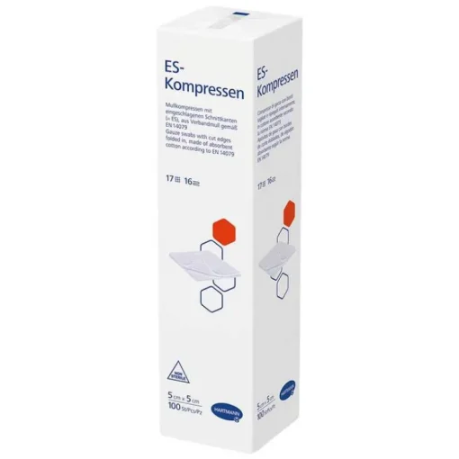 ES-Kompressen unsteril 5x5 cm 16fach, 100 St