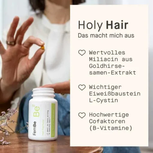 Fembe Be2 Hair Formular Weichkapseln, 180 St