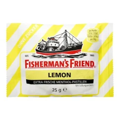 Fishermans Friend Lemon ohne Zucker Pastillen, 25 g