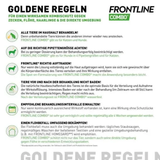 FRONTLINE COMBO® gegen Zecken, Flöhe bei Hunden XL (40-60 kg), 3 St