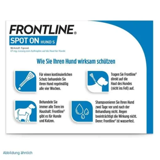 FRONTLINE® SPOT ON Hund S Lösung, 6 St