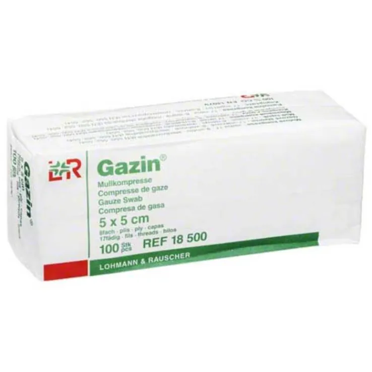 Gazin OP Kompressen 5x5cm 8f, 100 St