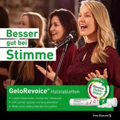 GeloRevoice Halstabletten Kirsch-Menthol bei Heiserkeit & Stimmverlust, 20 St