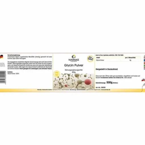 Glycin Pulver, 500 g