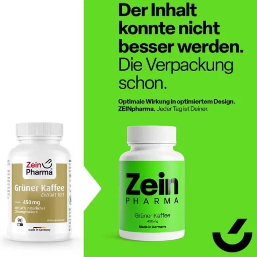 Grüner Kaffee Extrakt 450 mg Kapseln, 90 St