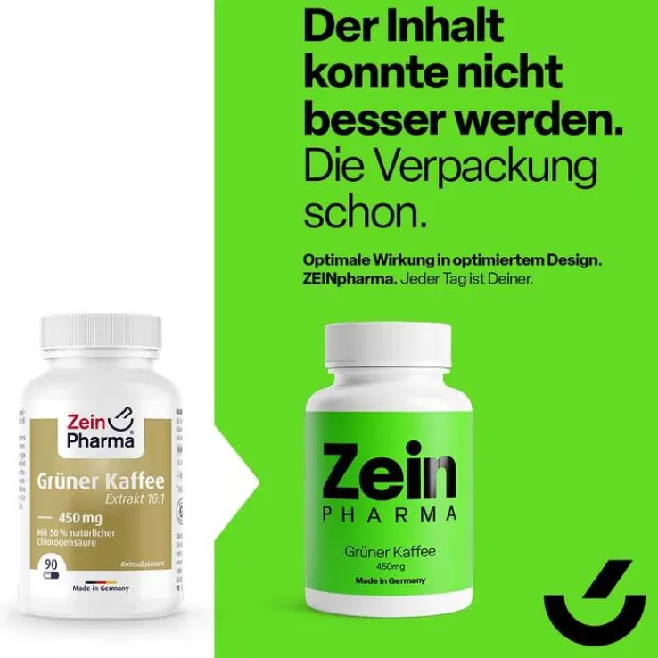 Grüner Kaffee Extrakt 450 mg Kapseln, 90 St