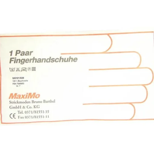 Handschuhe Baumwolle Größe 7 stärk. Material, 2 St