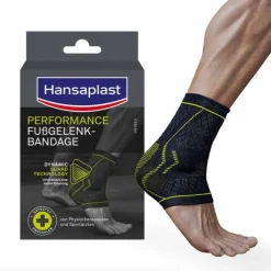 Hansaplast Sport Fußgelenk-Bandage Größe S/M, 1 St
