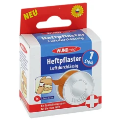 Heftpflaster Textil 2,5mx2,5cm, 1 St